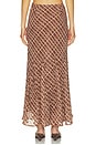 view 5 of 6 JUPE CARLOTTA  in Brown Multi