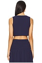 view 3 of 4 Jadey Top in Navy