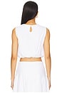 view 3 of 4 Selene Crop Top in Cream