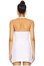view 3 of 4 Adrienna Halter Top in White