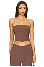 view 1 of 4 BLUSA DE LINHO MACIE in Brown
