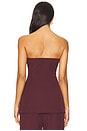 view 3 of 4 Maggie Corset in Burgundy
