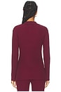 view 3 of 5 Calrine Knit Top in Burgundy