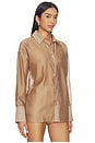 view 2 of 4 CHEMISE TRANSPARENTE GRACEY in Taupe