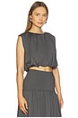 view 2 of 4 Hannah Top in Slate Grey