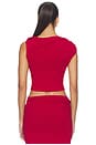 view 3 of 4 TOP PUNTO SOFI in Deep Red