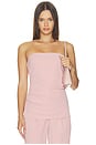 view 1 of 4 TOP EN CRÊPE SORCHA  in Baby Pink