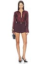 view 5 of 4 x REVOLVE Gracey Sheer Shirt in Rasin