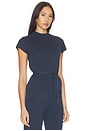 view 2 of 4 ТРИКОТАЖНЫЙ ТОП MIRABELLE  in Navy