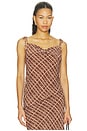 view 1 of 6 Carlotta Top in Brown Multi
