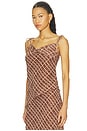 view 4 of 6 Carlotta Top in Brown Multi