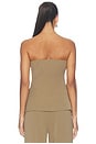 view 4 of 4 Sorcha Strapless Top in Olive