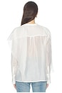 view 5 of 5 Vanessa Drape Top in White