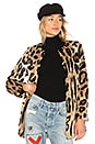view 1 of 4 MANTEAU IMITATION FOURRURE LEOPARD in Leopard