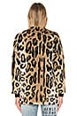 view 3 of 4 MANTEAU IMITATION FOURRURE LEOPARD in Leopard