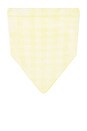 view 2 of 3 Rio Gingham Hair Scarf in Lemon Meringue Combo