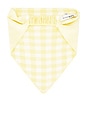 view 3 of 3 Rio Gingham Hair Scarf in Lemon Meringue Combo