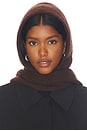 view 1 of 4 Balaclava Scarf in Chocolate Plum