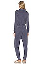 view 3 of 3 Distressed Utility Jumpsuit in Ink