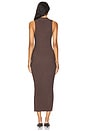 view 3 of 4 Chloe Lurex Midi Dress in Shaved Chocolate