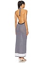 view 3 of 4 Dena Striped Halter Maxi Dress in Bleach White Mult