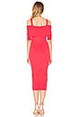 view 4 of 4 Off Shoulder Sweater Dress in Red