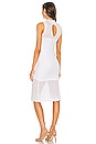 view 4 of 3 Sleeveless Midi Dress in Bleach White