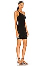 view 2 of 3 Braided One Shoulder Dress in Black