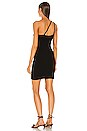 view 3 of 3 Braided One Shoulder Dress in Black