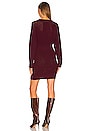 view 3 of 3 Sweater Dress in Malbec