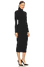 view 2 of 3 Kylie Rib Midi Dress in Black