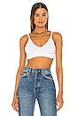 view 1 of 4 Cotton Bralette in Bleach White