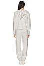 view 3 of 3 CONJUNTO DE MOLETOM COM CAPUZ DAHLIA in Light Heather Grey