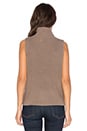 view 3 of 4 Turtleneck Sleeveless Sweater in Beechwood