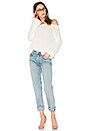 view 4 of 4 Off Shoulder Sweater in Bleach White