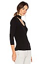 view 2 of 4 Rib Choker Sweater in Black