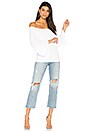 view 4 of 4 Off Shoulder Sweater in Bleach White