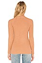 view 3 of 4 Rib Turtleneck in True Camel