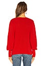 view 3 of 4 Bishop Sleeve Sweater in Cardinal Red