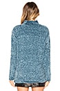 view 3 of 4 Chenille Mock Neck Sweater in Slate Blue