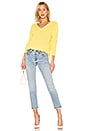 view 4 of 4 Emma V Neck Sweater in Lemon Yellow