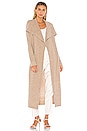 view 1 of 3 Cashmere Belted Wrap Cardigan in Sandstone
