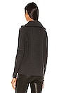 view 3 of 4 Half Zip-Up Pullover in Onyx Melange