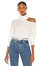 view 1 of 4 Cold Collarbone Pullover in Bleach White