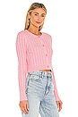 view 2 of 4 CÁRDIGAN in Flamingo Pink