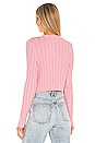 view 3 of 4 CÁRDIGAN in Flamingo Pink