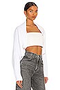 view 2 of 4 Cocoon Shrug in Bleach White