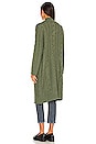 view 3 of 3 Cable Open Cardigan in Ivy