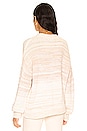 view 4 of 5 Ombre Striped Cardigan in Bare Multi