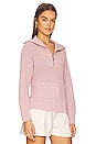 view 2 of 4 MIX STITCH ハーフジップセーター in Rose Pink